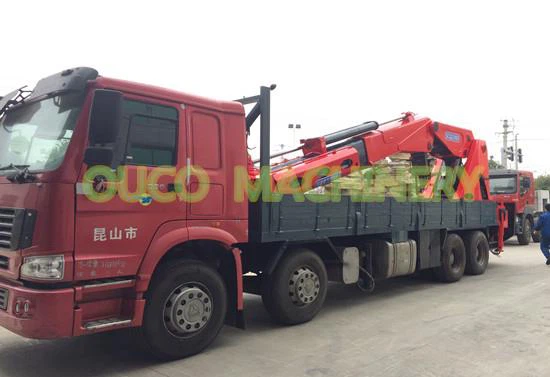 90t Semi-knuckle Boom Truck Mounted Crane